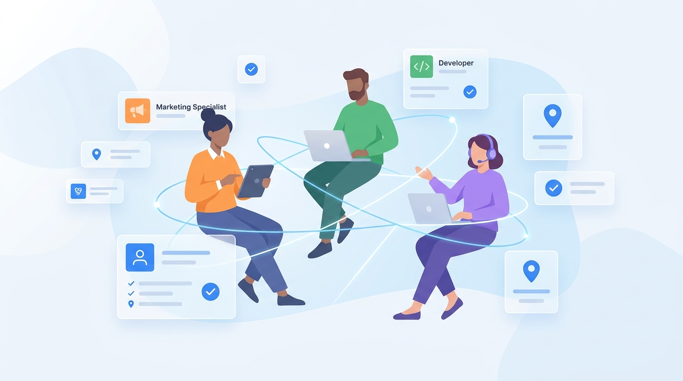 GoHighLevel marketing, development, and support professionals connected across the platform